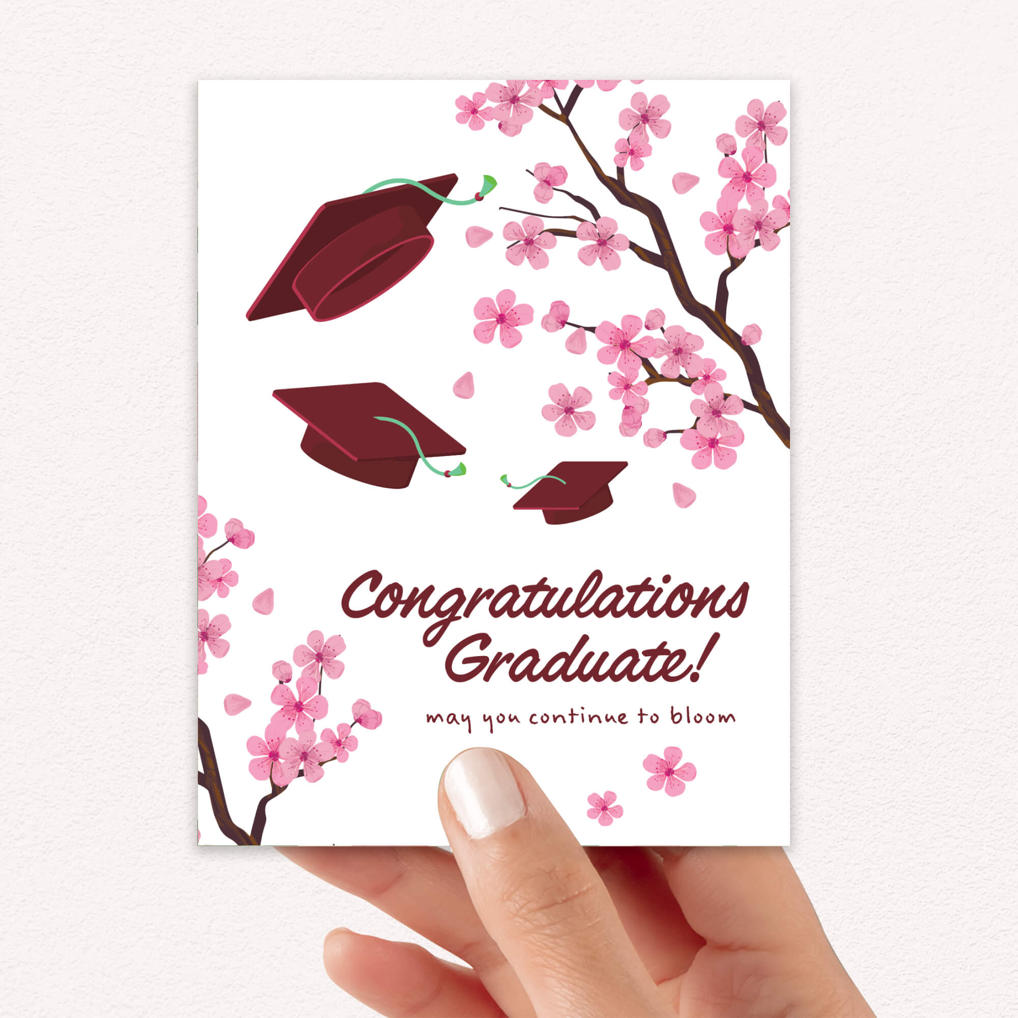 Congrats Grad Card, Congratulations, Congradulations, You Did It, High School University College Grad, Gown Cap Scroll, Gift For Grads - View #10
