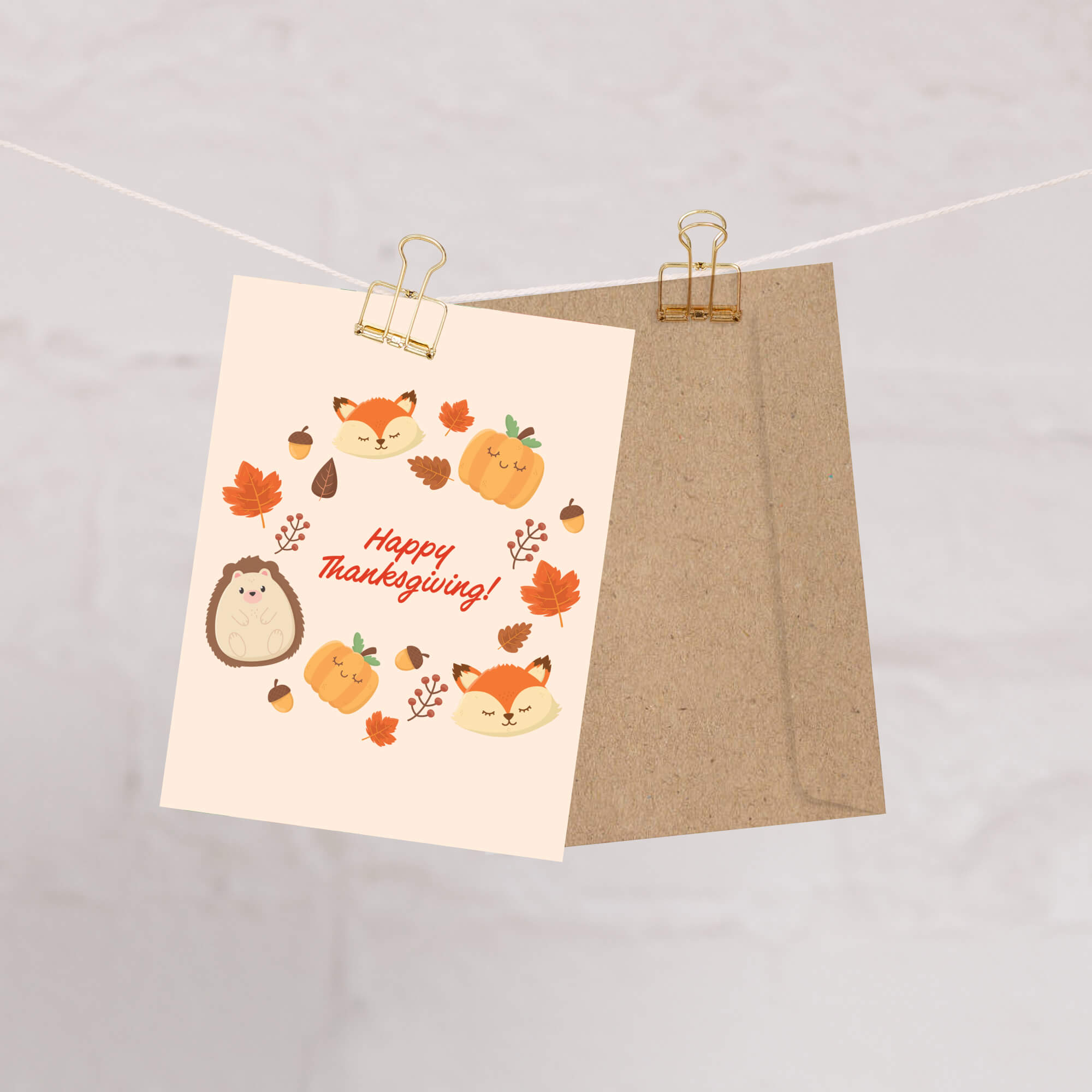 fall-cards-autumn-greeting-thanks-thanksgiving-saying-cute-kawaii-asian-woodland-creatures-fox-pumpkin-1