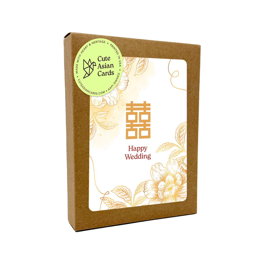 asian-wedding-assorted-greeting-cards-chinese-red-gold-yellow-lanterns-double-happiness
