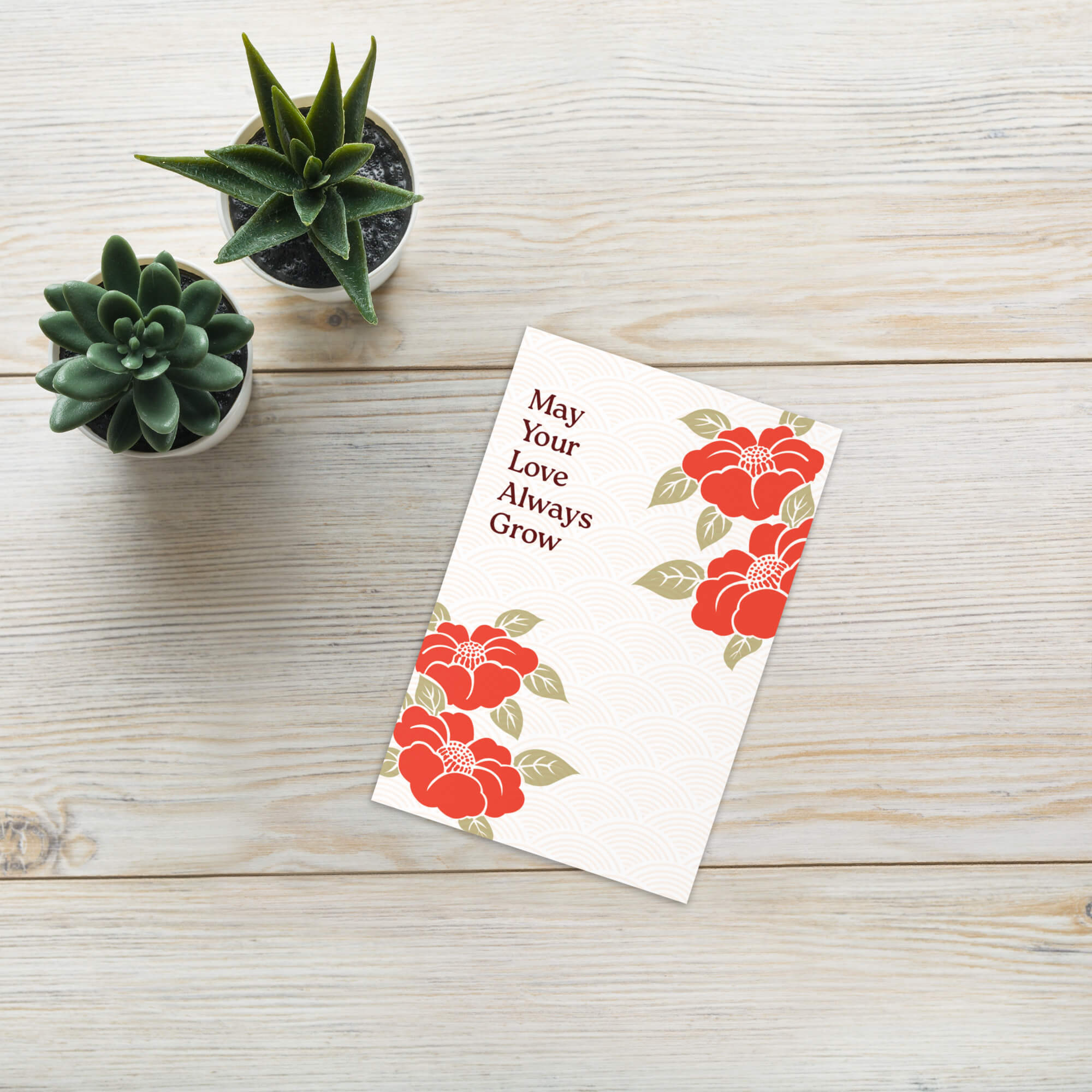 asian-wedding-cards-greeting-love-couples-newlyweds-bloom-japanese-flower-camellia-flower-red-7