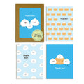 baby shower thank you 1st birthday cute soup dumpling bao assorted greeting cards