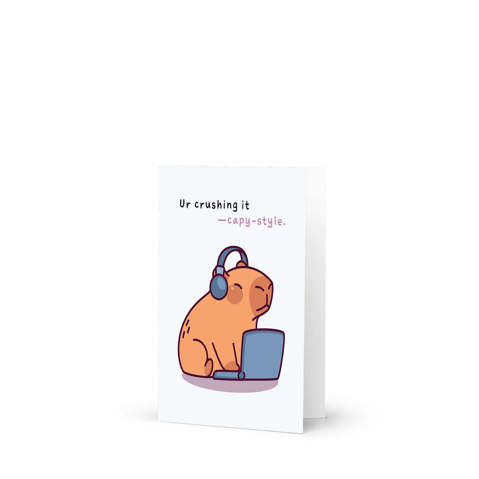 cute-capybara-youre-crushing-it-coworker-funny-work-accomplishment-laptop
