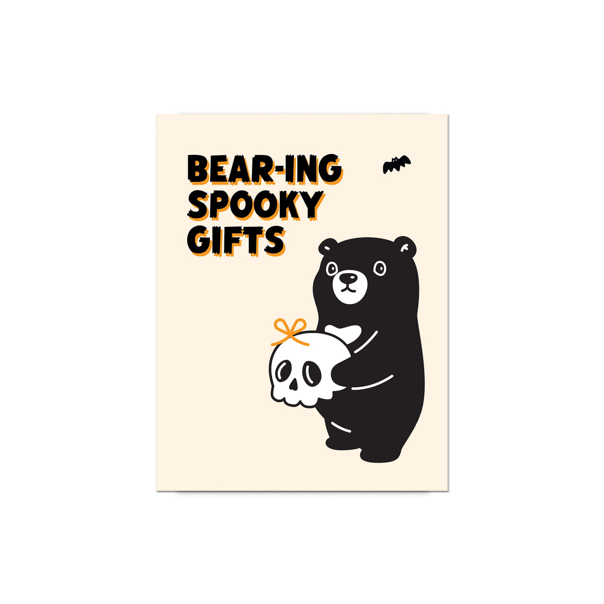 cute-halloween-cards-unique-black-bear-holding-spooky-skull-gifts-greetings-unique-funny