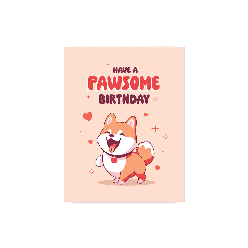 cute-shiba-inu-dog-happy-birthday-pawsome-funny-pun-love-heart-pink