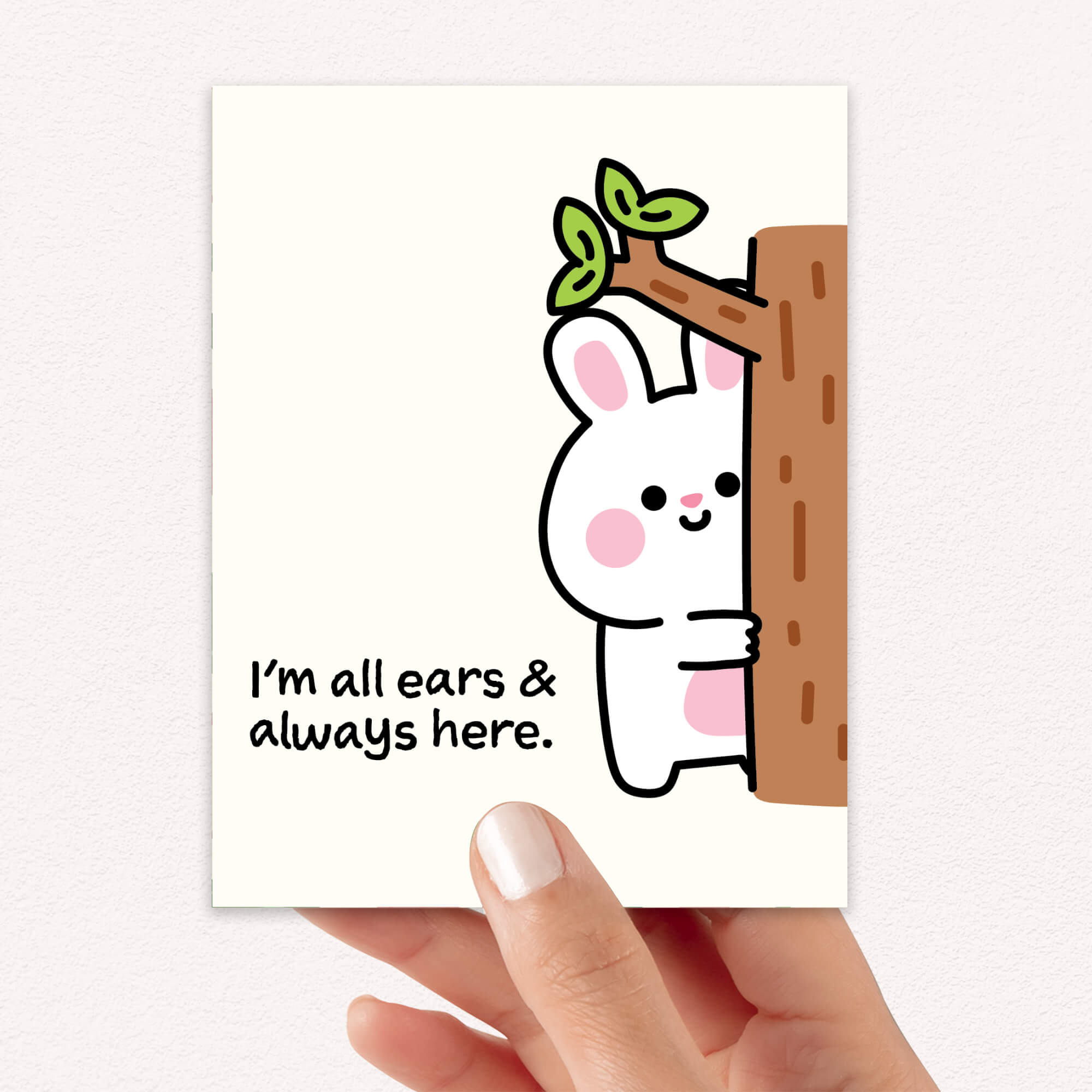 cute-white-rabbit-asian-greeting-card-encouragement-friends-get-well-sympathy