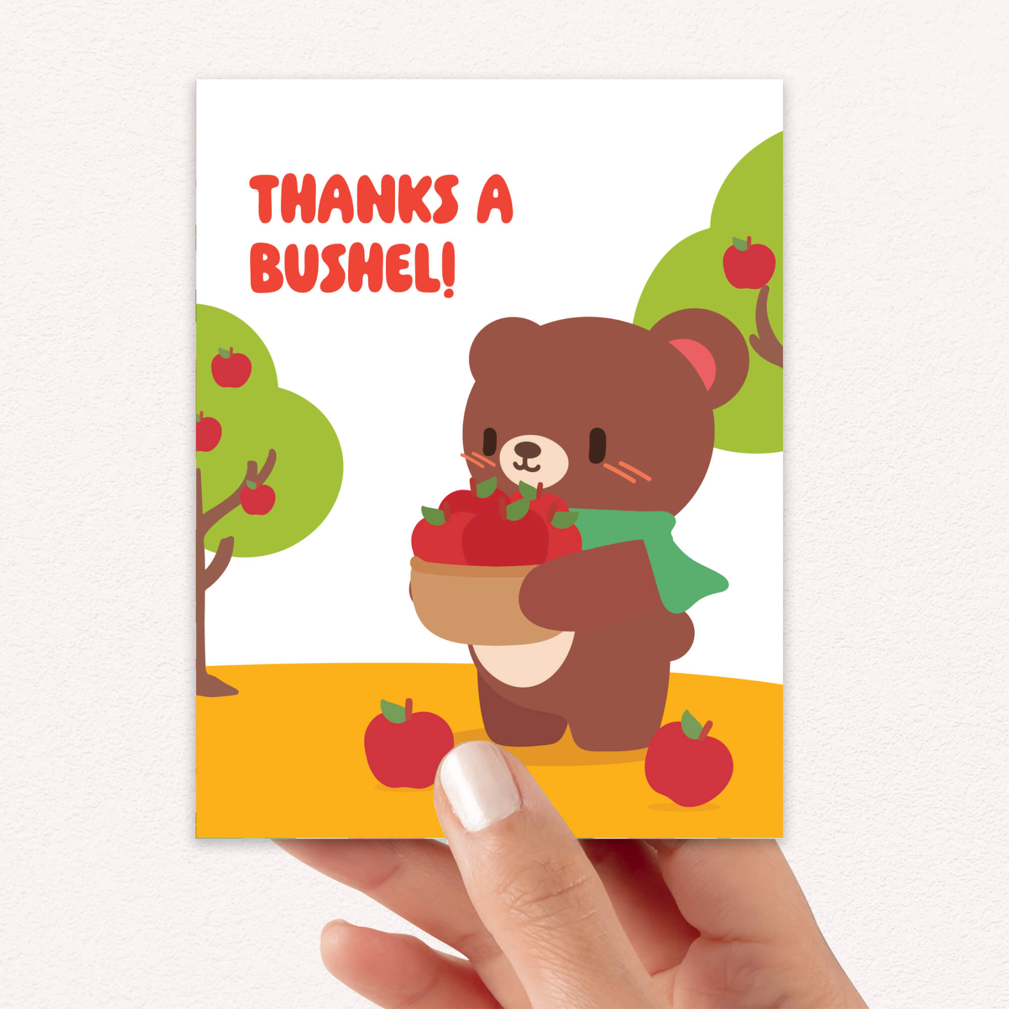 fall-cards-autumn-greeting-thanks-bushel-apples-fruit-thanksgiving-saying