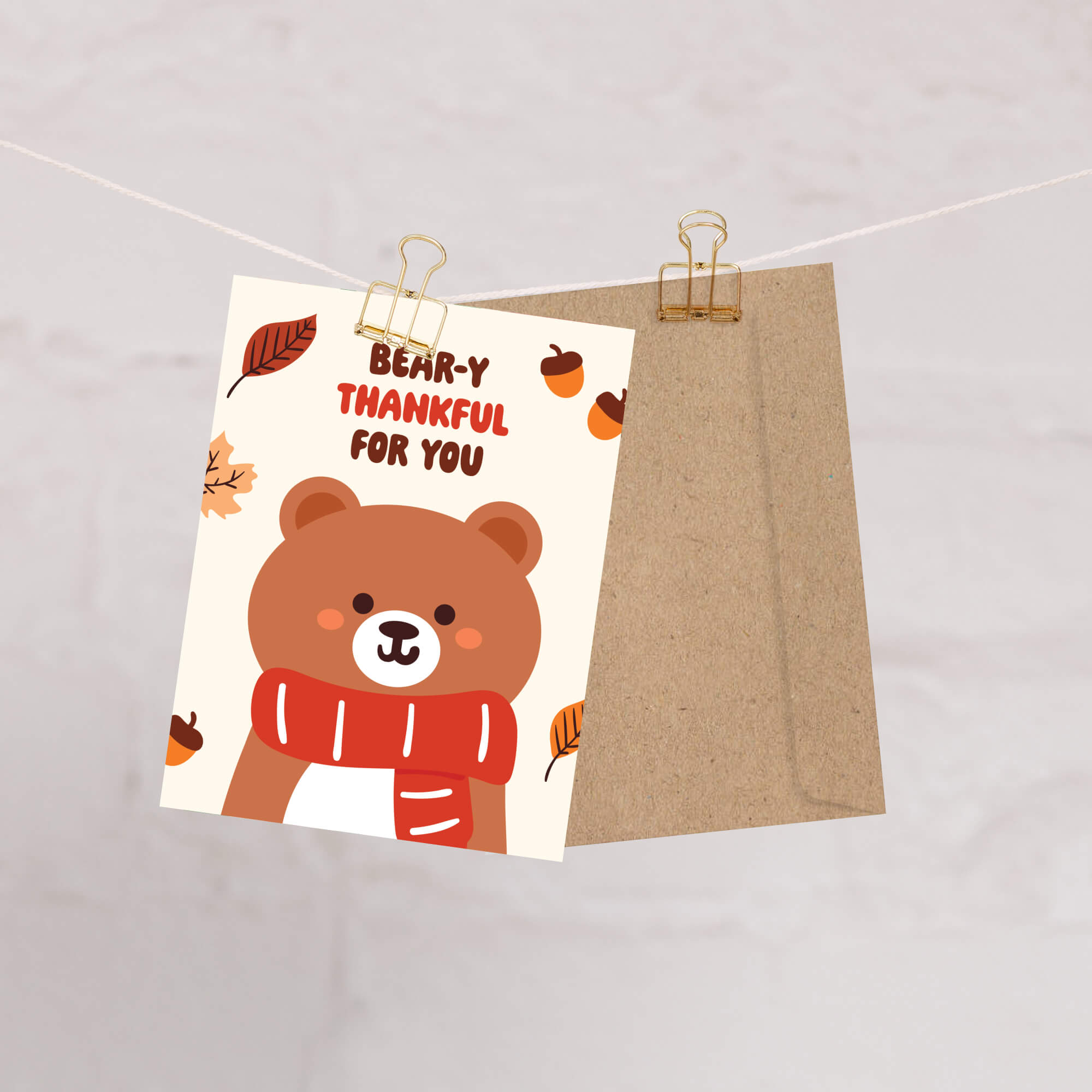 fall-cards-autumn-greeting-thanks-bushel-apples-fruit-thanksgiving-saying-bear-animal-cute-kawaii-asian-1