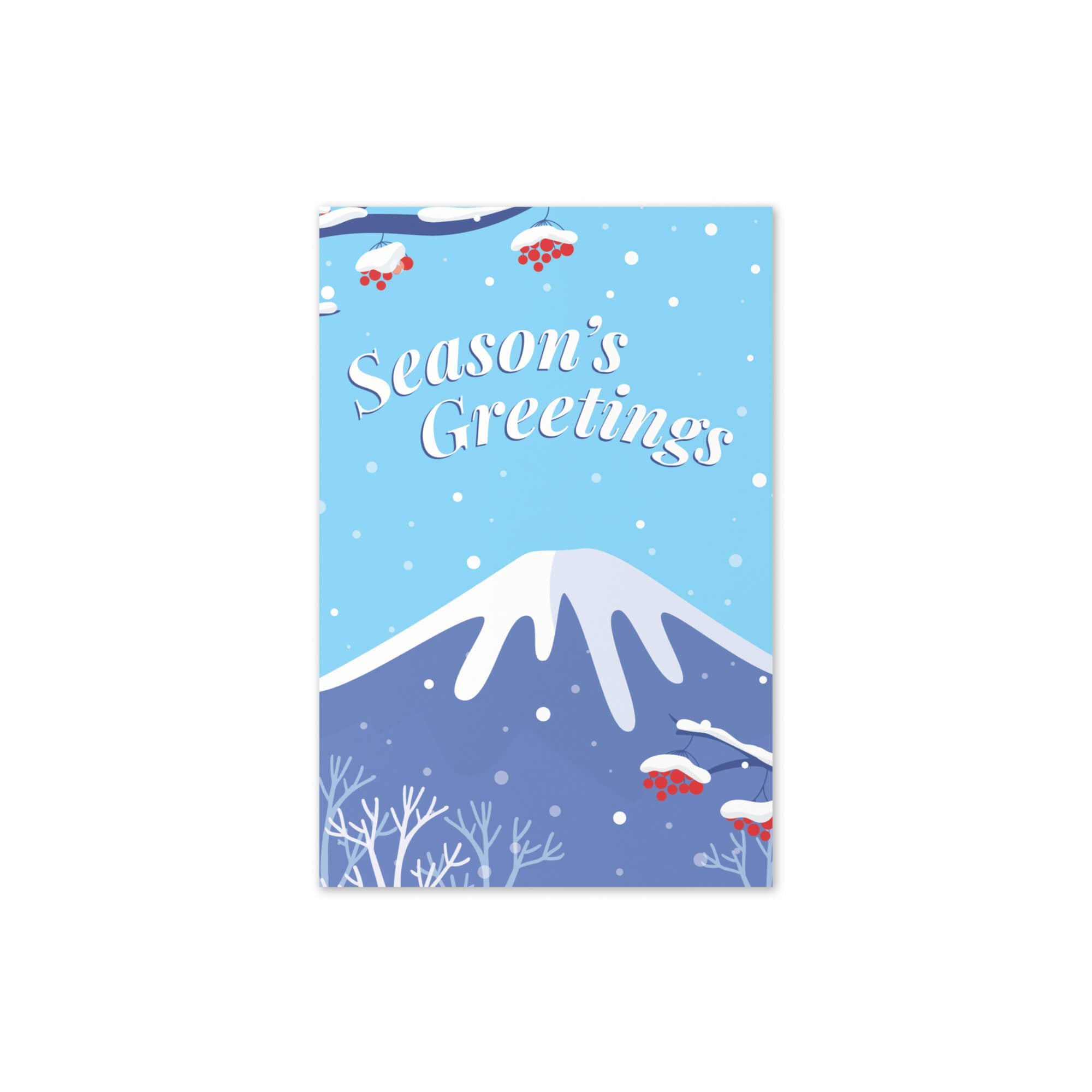 富士からのクリスマス Eternal Fuji Paint by Numbers Kit
