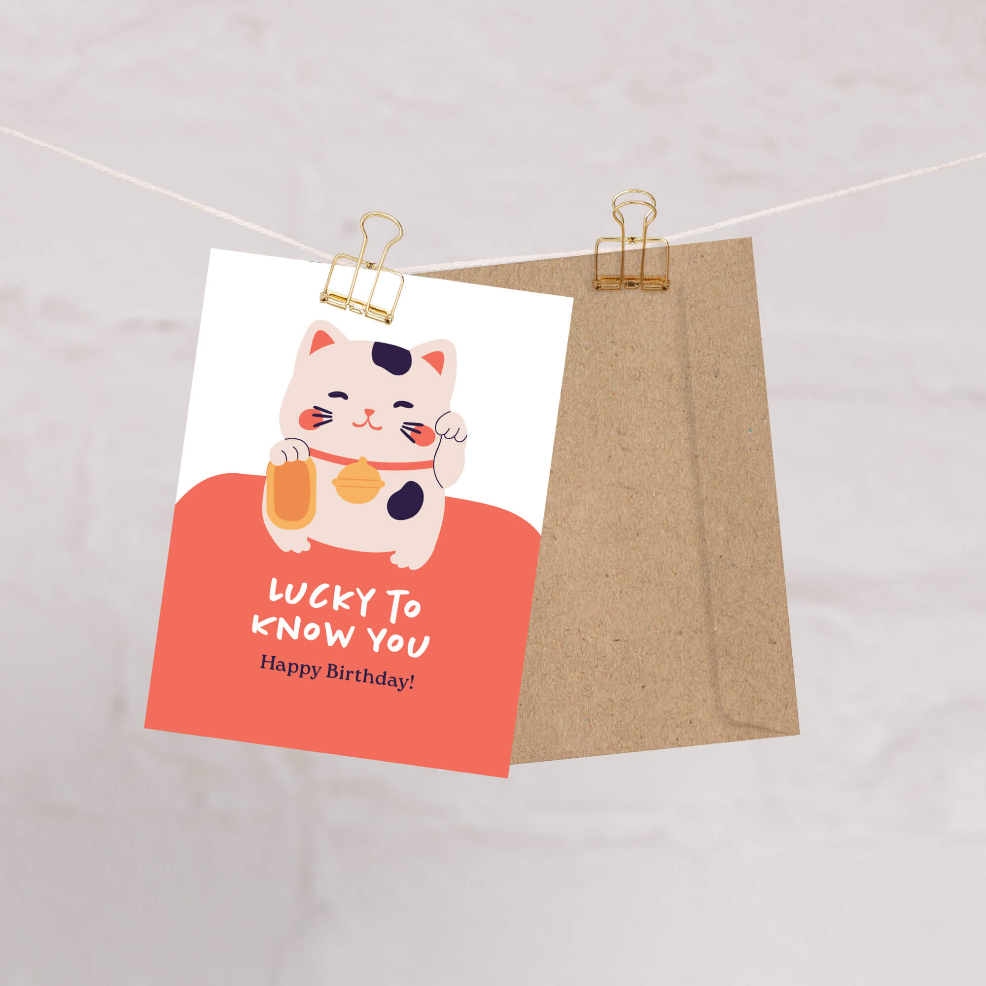 lucky-cat-happy-birthday-greeting-cards-maneki-neko-japanese-chinese-asian-blank-notes-funny-pun-2