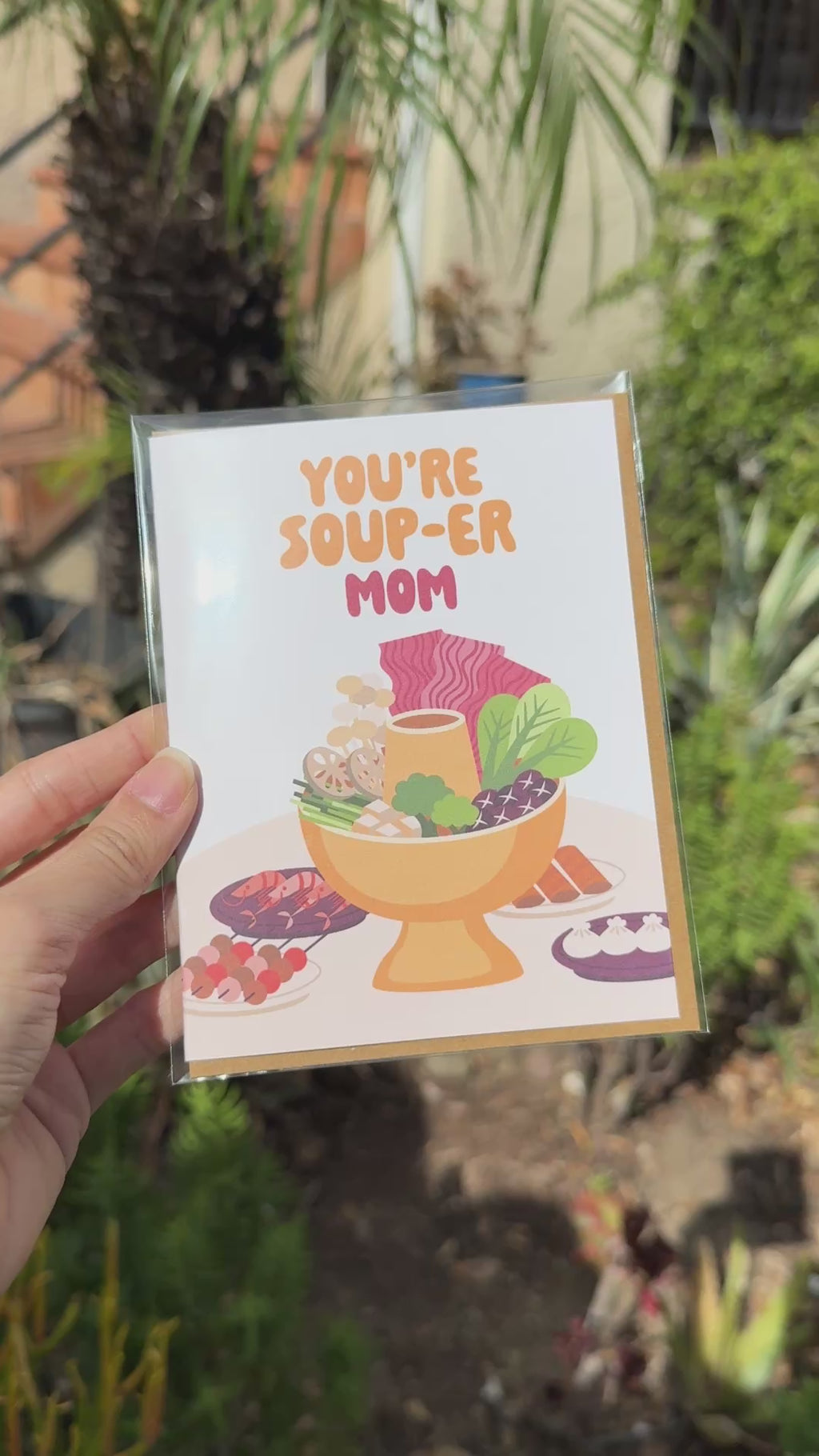Hot Pot Mother's Day Card | Asian Comfort Food Soup Pun