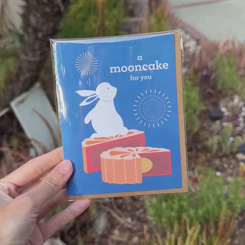 Mooncake for You Mid-Autumn Festival Cards  | Asian Chinese Greetings