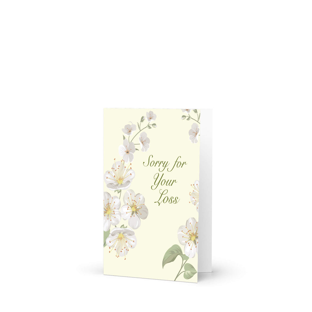 Sorry for Your Loss Card | Cherry Blossom Japanese Condolences Sympathy