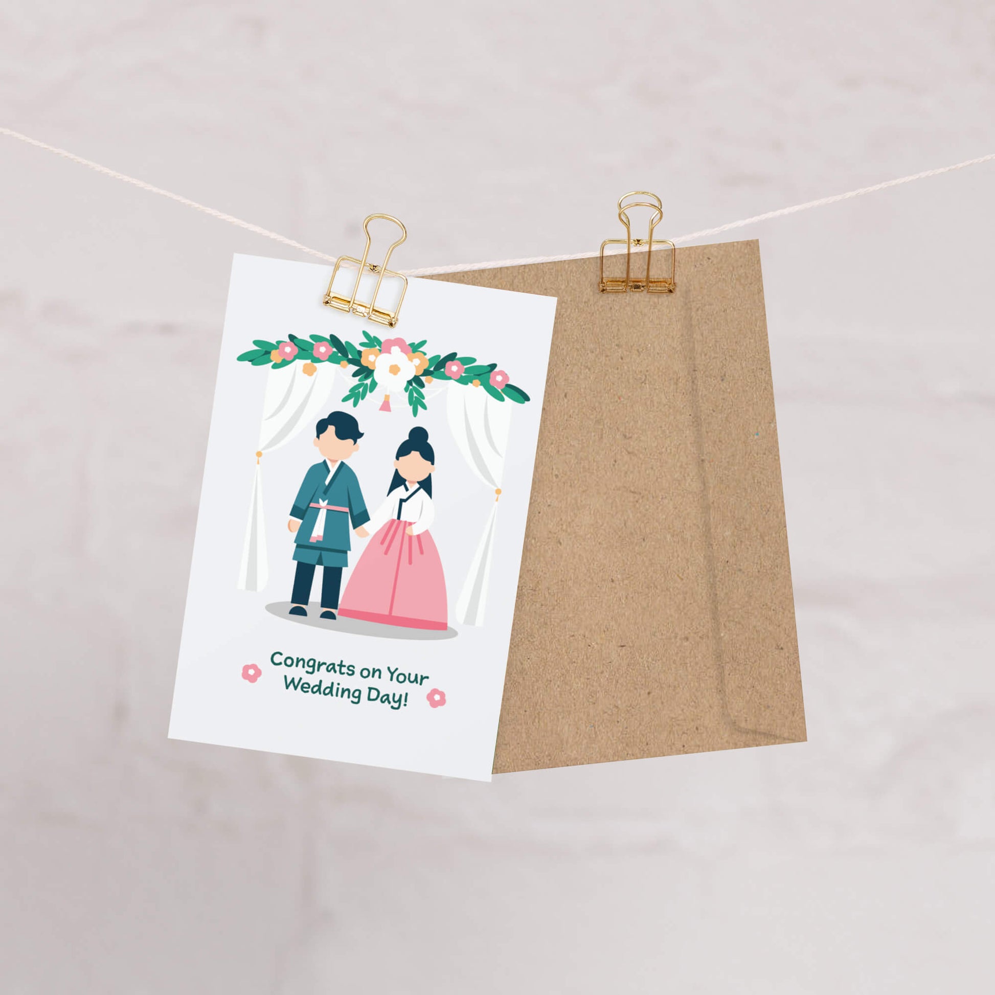 traditional-korean-couple-newlyweds-congratulations-greeting-asian-wedding-cards-ceremony-hanbok