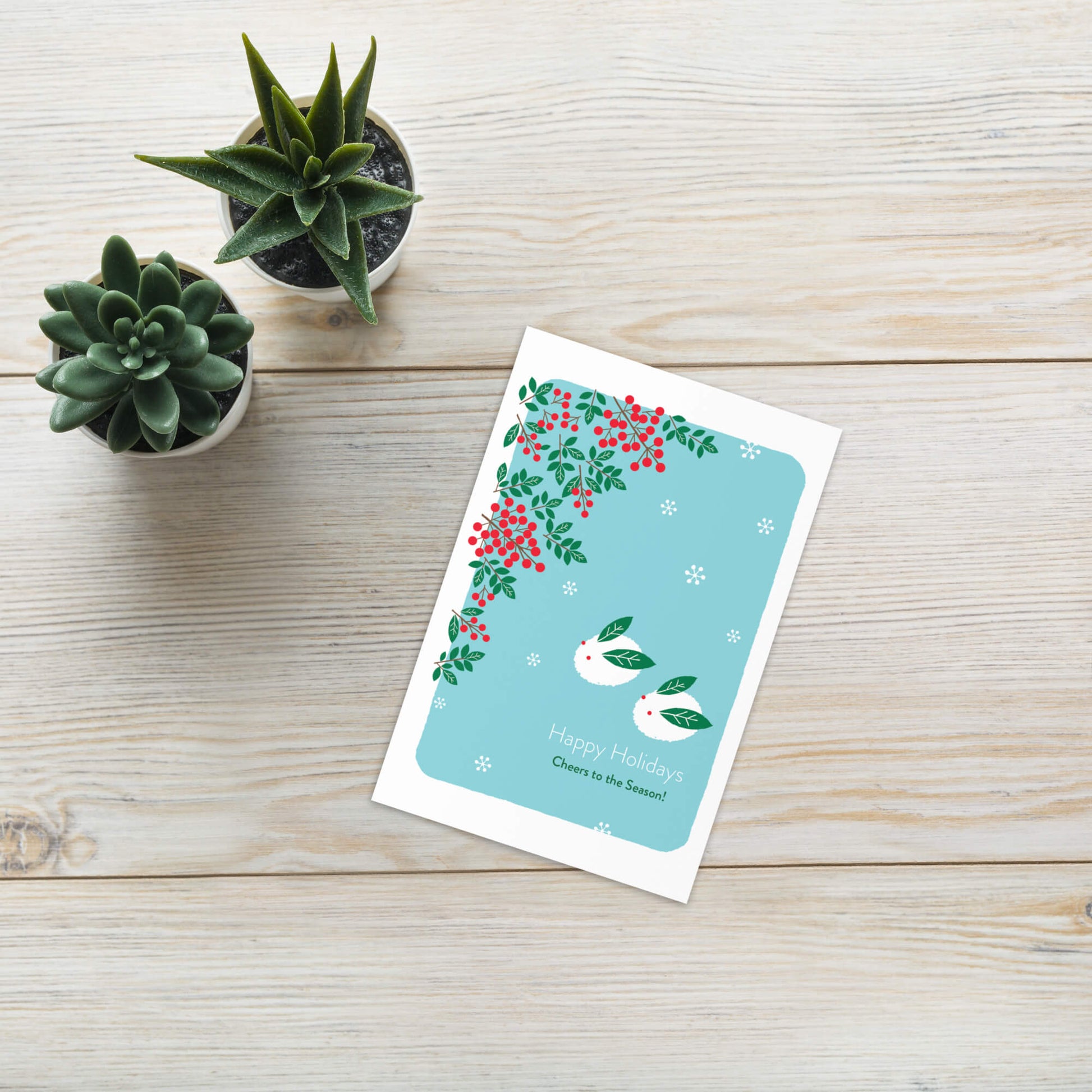 white-rabbit-christmas-winter-japanese-holiday-cards-greetings-asian-animal-mistletoe-7